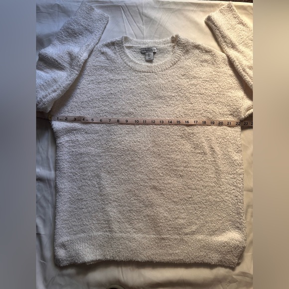 Cupcakes and Cashmere 2pc White Fleece Lounge Pajama Set Womens L Soft Cozy - Picture 11 of 11